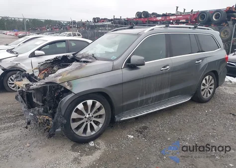 2018 Mercedes-Benz Gls 450 4Matic z USA, uszkodzony, nr VIN 4JGDF6EE4JB069072